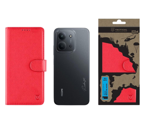 Tactical Field Notes pro Xiaomi Redmi 15C 4G/5G Red - 1513963 - zdjęcie 3